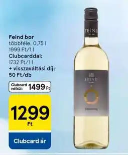 Tesco Feind bor ajánlat