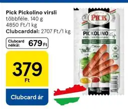 Tesco PICK Pickolino virsli ajánlat