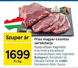 Tesco Friss magyar csontos sertéstarja ajánlat