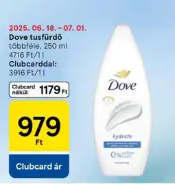 Tesco Dove tusfürdő ajánlat