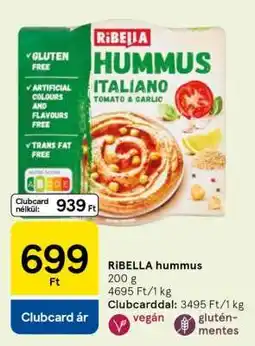 Tesco Ribella Hummus ajánlat