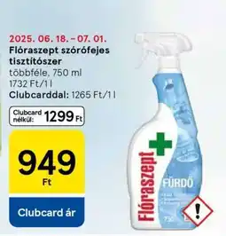 Tesco Flóraszept szórófejes tisztítószer ajánlat