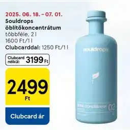 Tesco Souldrops öblítőkoncentrátum ajánlat