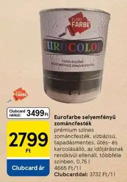 Tesco Eurofarbe selyemfényű zománcfesték ajánlat