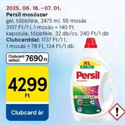 Tesco PERSIL Mosószer ajánlat