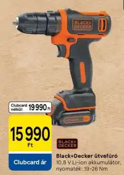 Tesco Black+Decker ütvefúró ajánlat