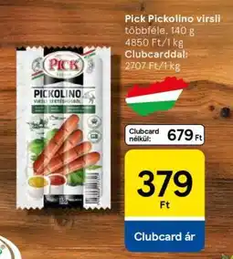 Tesco PICK Pickolino virsli ajánlat