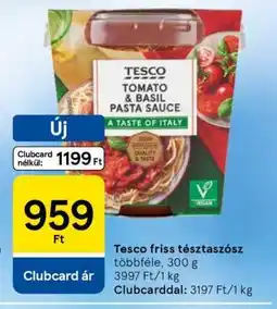 Tesco Tesco friss tésztaszósz ajánlat
