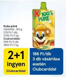 Tesco KUBU PŰRÉ ajánlat