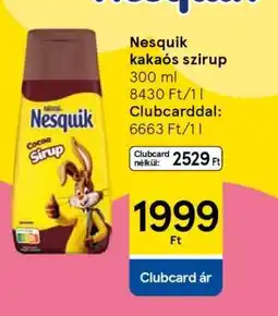 Tesco Nesquik kakaós szirup ajánlat