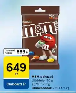 Tesco M&M's drazsé ajánlat