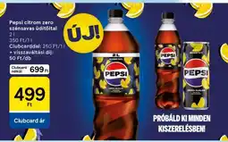 Tesco Pepsi citrom zero szénsavas üdítőital ajánlat