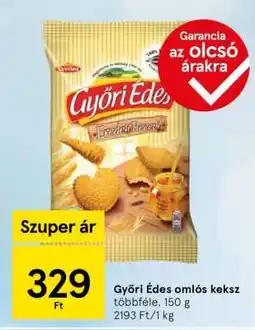 Tesco Győri Édes omlós keksz ajánlat