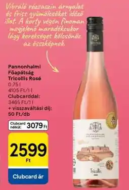 Tesco Pannonhalmi Főapátság Tricollis Rosé ajánlat