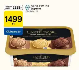 Tesco Carte d'Or Trio jégkrém ajánlat