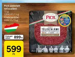 Tesco PICK Szeletelt téliszalámi ajánlat