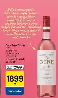 Tesco Gere Rosé Cuvée ajánlat