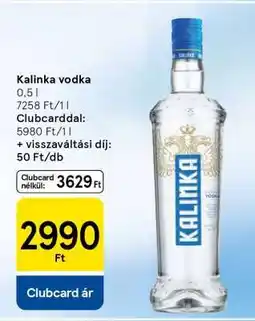 Tesco Kalinka vodka ajánlat