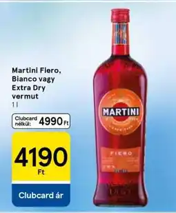 Tesco Martini Fiero, Bianco vagy Extra Dry vermut ajánlat