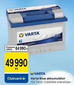 Tesco Varta Blue akkumulátor ajánlat