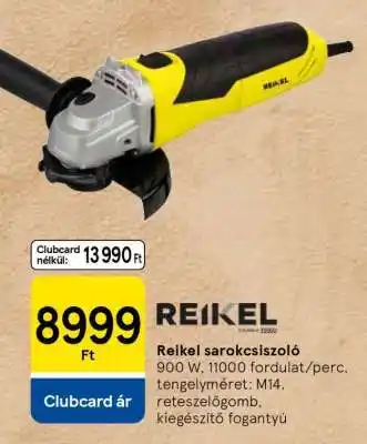 Tesco Reikel sarokcsiszoló ajánlat