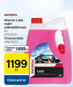 Tesco Sheron Lady nyári szélvédőmosó ajánlat