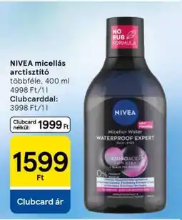 Tesco NIVEA micellás arctisztító ajánlat