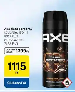 Tesco Axe dezodorspray ajánlat