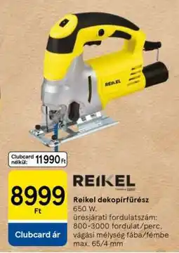 Tesco Reikel dekopírfűrész ajánlat