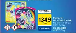 Tesco Domestos WC-frissítő blokk ajánlat