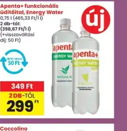 Spar Apenta+ funkcionális üdítőital, Energy Water ajánlat
