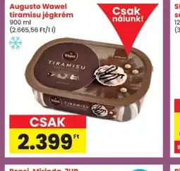 Spar Augusto Wawel tiramisu jégkrém ajánlat