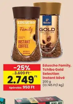Spar Eduscho Fam Tchibo Gold Selection instant kávé ajánlat