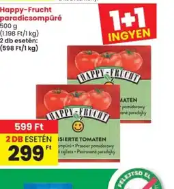 Spar Happy-Frucht paradicsompüré ajánlat