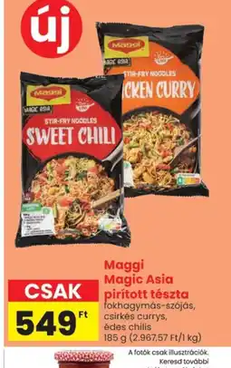 Spar Maggi Magic Asia pir futó akciókra nem érvényes! A polcontott tészta ajánlat
