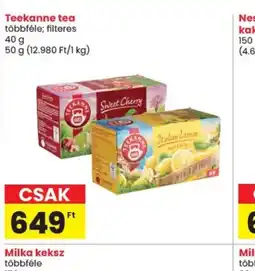 Spar Teekanne tea ajánlat