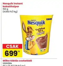 Spar Nesquik instant kakaitalpor ajánlat