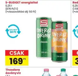 Spar S-Budget energiaital ajánlat