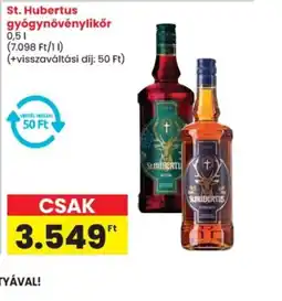 Spar St. Hubertus gygynövénylikőr ajánlat
