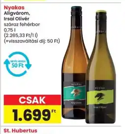Spar Nyakas Aligvárom, Irsai Olivér ajánlat