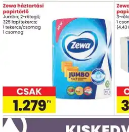 Spar Zewa háztartási papírtörlő ajánlat