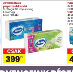 Spar Zewa Deluxe papír zsebkendő ajánlat