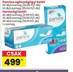 Spar Pamina egészségügyi betét ajánlat