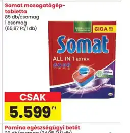 Spar Somat mosogatgép-tabletta ajánlat