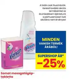 Spar Minden Vanish termék ajánlat