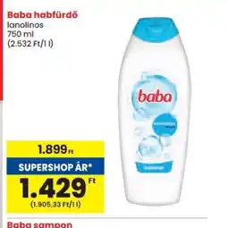 Spar Baba habfürdő ajánlat