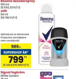 Spar Rexona dezodrspray ajánlat