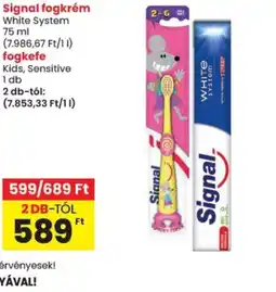 Spar Signal fogkrém ajánlat