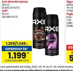 Spar Axe dezodorspray ajánlat