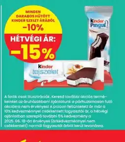 Spar Kinder szelet ajánlat